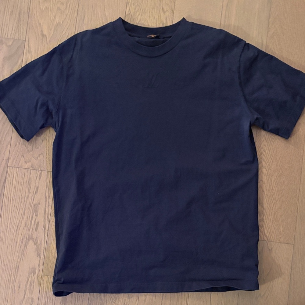Louis Vuitton Dark Blue Short Sleeve Tee